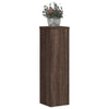 Plantestativer 2 stk brun eik 17x17x60 cm konstruert tre