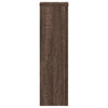 Plantestativer 2 stk brun eik 17x17x60 cm konstruert tre