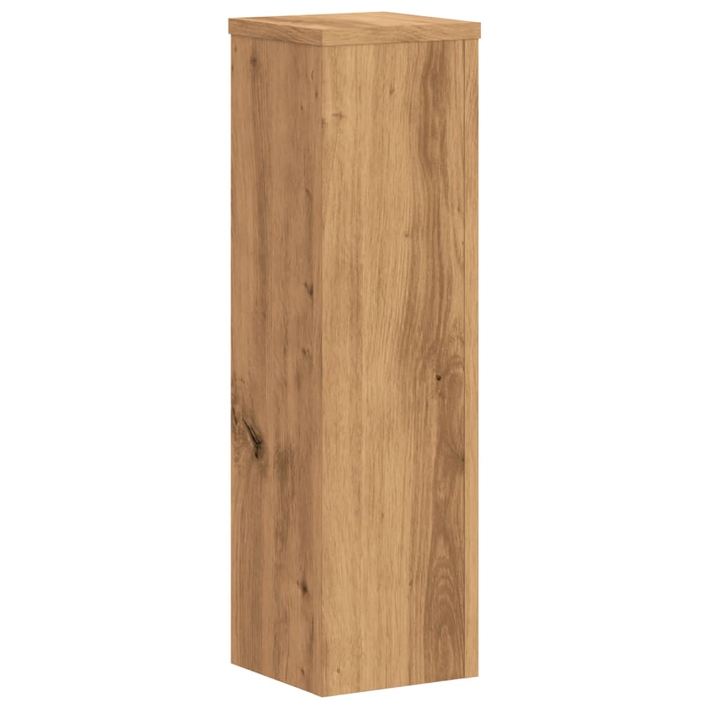 Plantestativer 2 stk artisan eik 17x17x60 cm konstruert tre