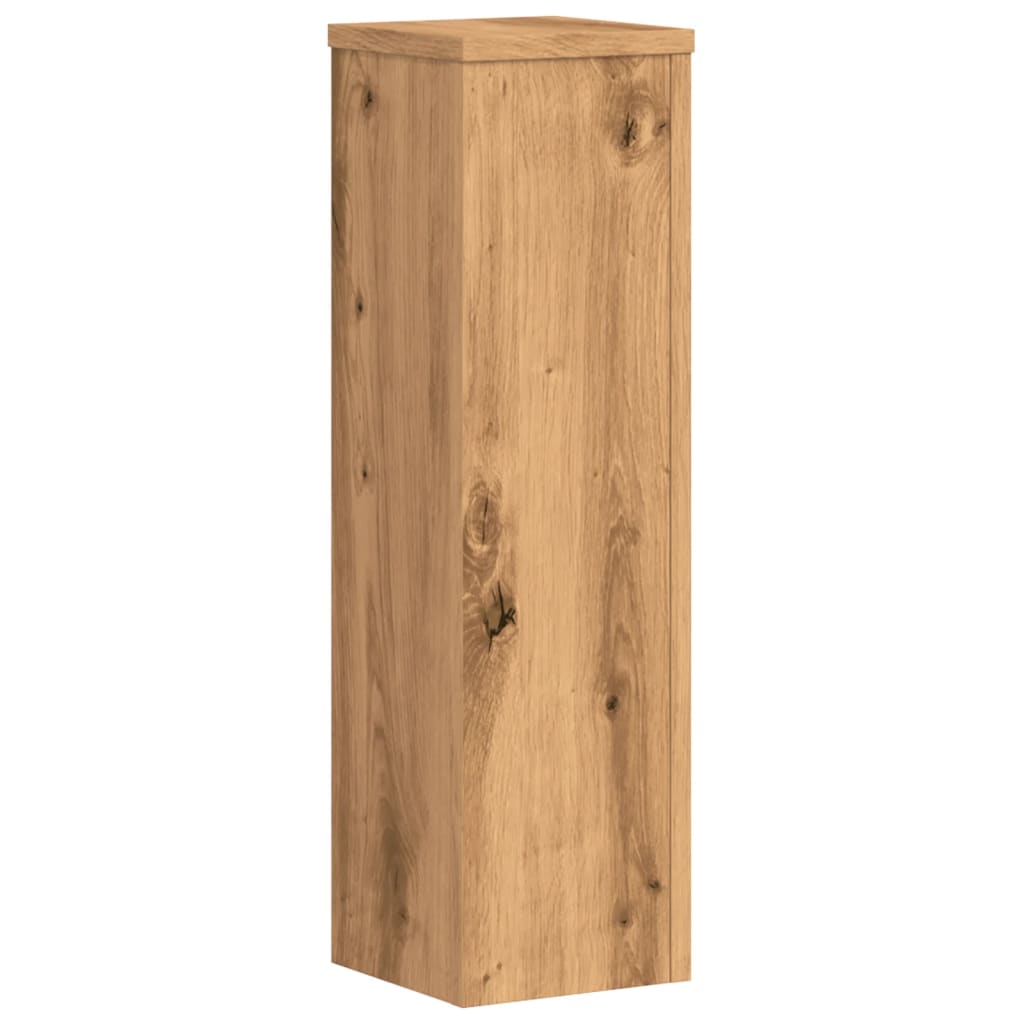 Plantestativer 2 stk artisan eik 17x17x60 cm konstruert tre