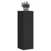 Plantestativer 2 stk svart 25x25x80 cm konstruert tre