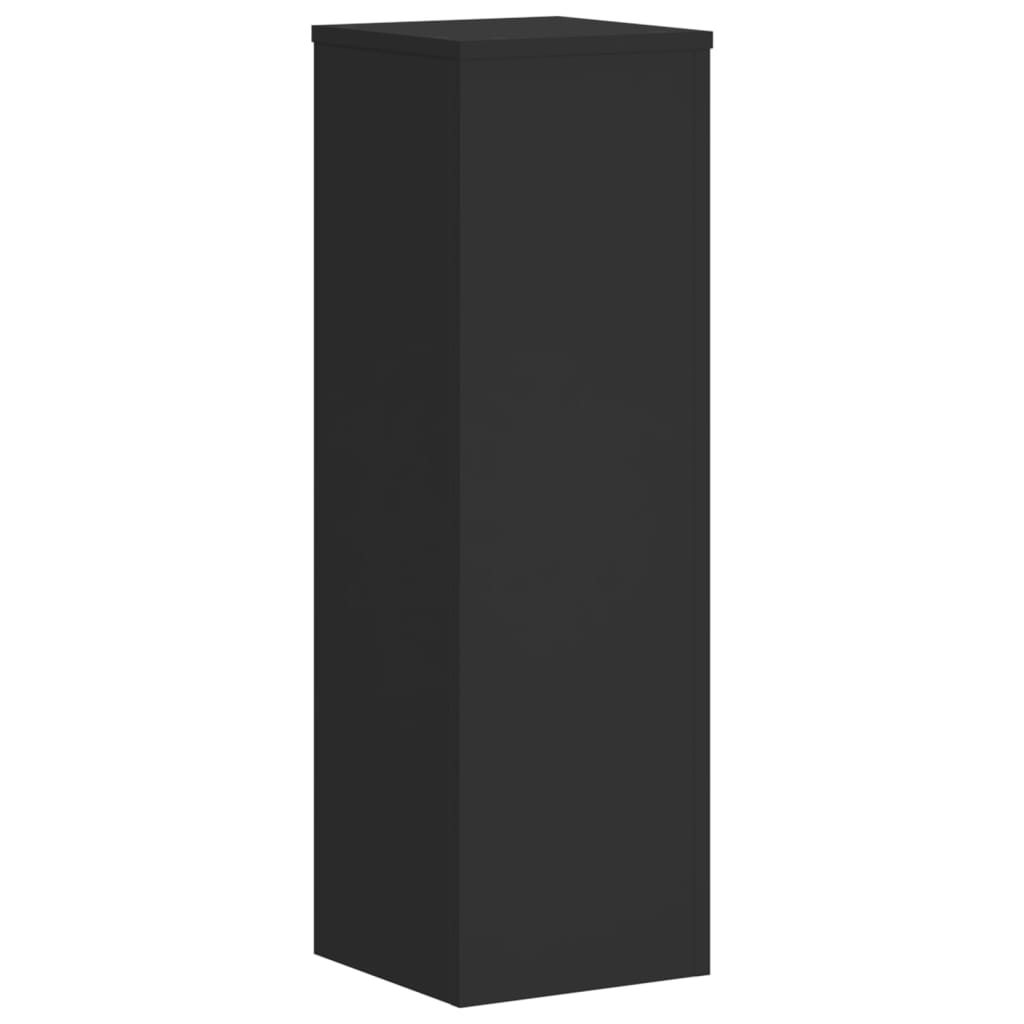 Plantestativer 2 stk svart 25x25x80 cm konstruert tre