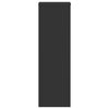 Plantestativer 2 stk svart 25x25x80 cm konstruert tre