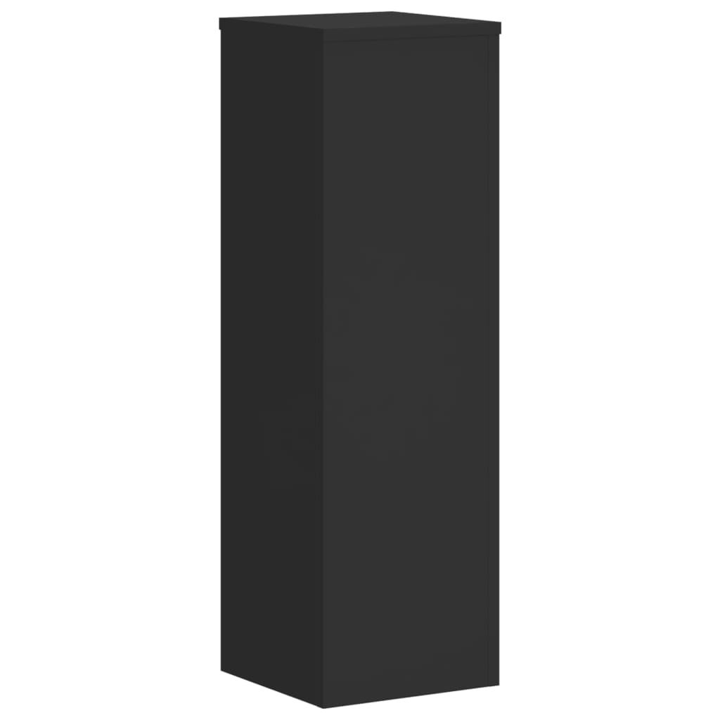 Plantestativer 2 stk svart 25x25x80 cm konstruert tre