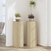 Plantestativer 2 stk sonoma eik 25x25x80 cm konstruert tre
