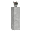 Plantestativer 2 stk betonggrå 25x25x80 cm konstruert tre