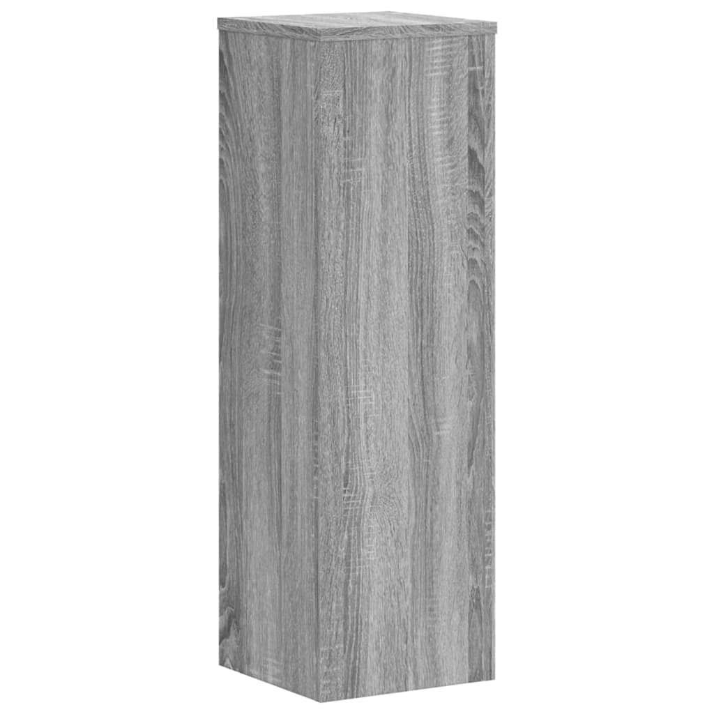 Plantestativer 2 stk grå sonoma 25x25x80 cm konstruert tre