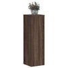 Plantestativer 2 stk brun eik 25x25x80 cm konstruert tre