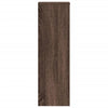 Plantestativer 2 stk brun eik 25x25x80 cm konstruert tre
