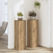 Plantestativer 2 stk artisan eik 25x25x80 cm konstruert tre