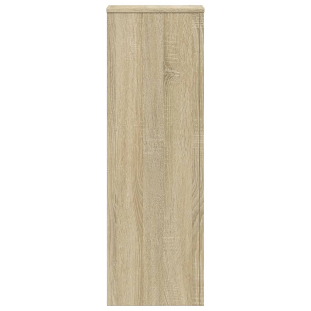Plantestativ sonoma eik 33x33x100 cm konstruert tre