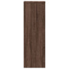 Plantestativ brun eik 33x33x100 cm konstruert tre
