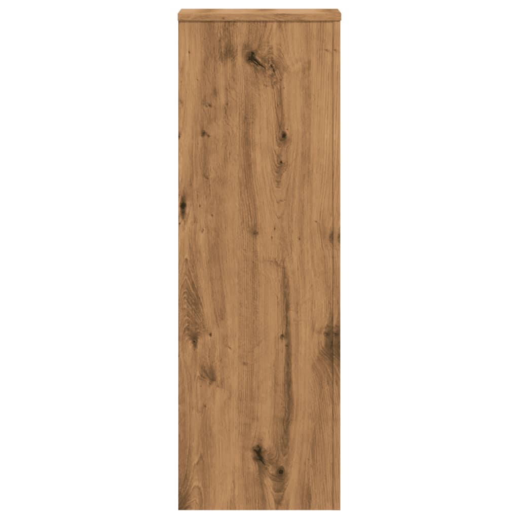 Plantestativ artisan eik 33x33x100 cm konstruert tre