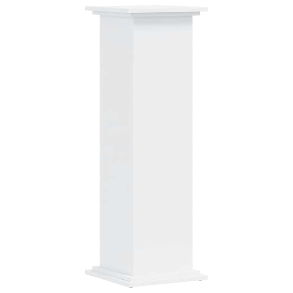 Plantestativ hvit 33x33x100 cm konstruert tre