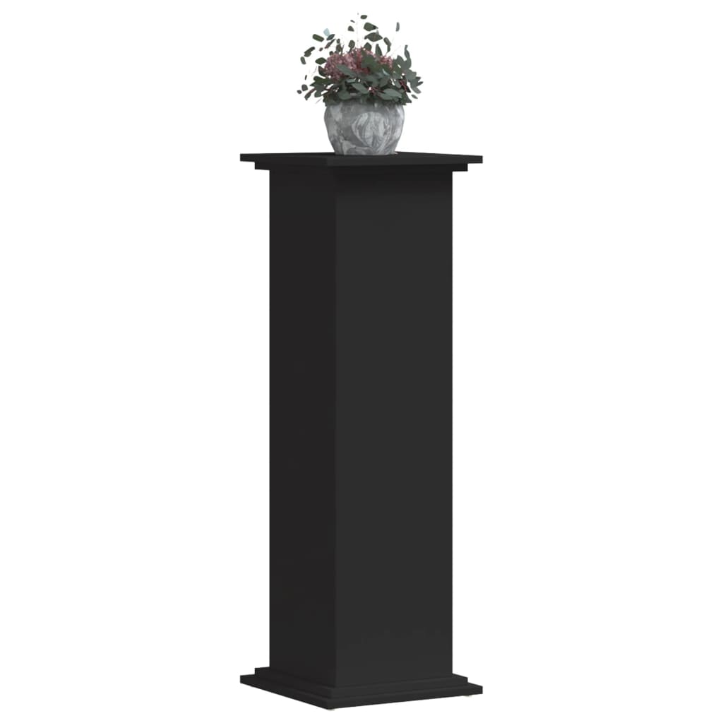Plantestativ svart 33x33x100 cm konstruert tre