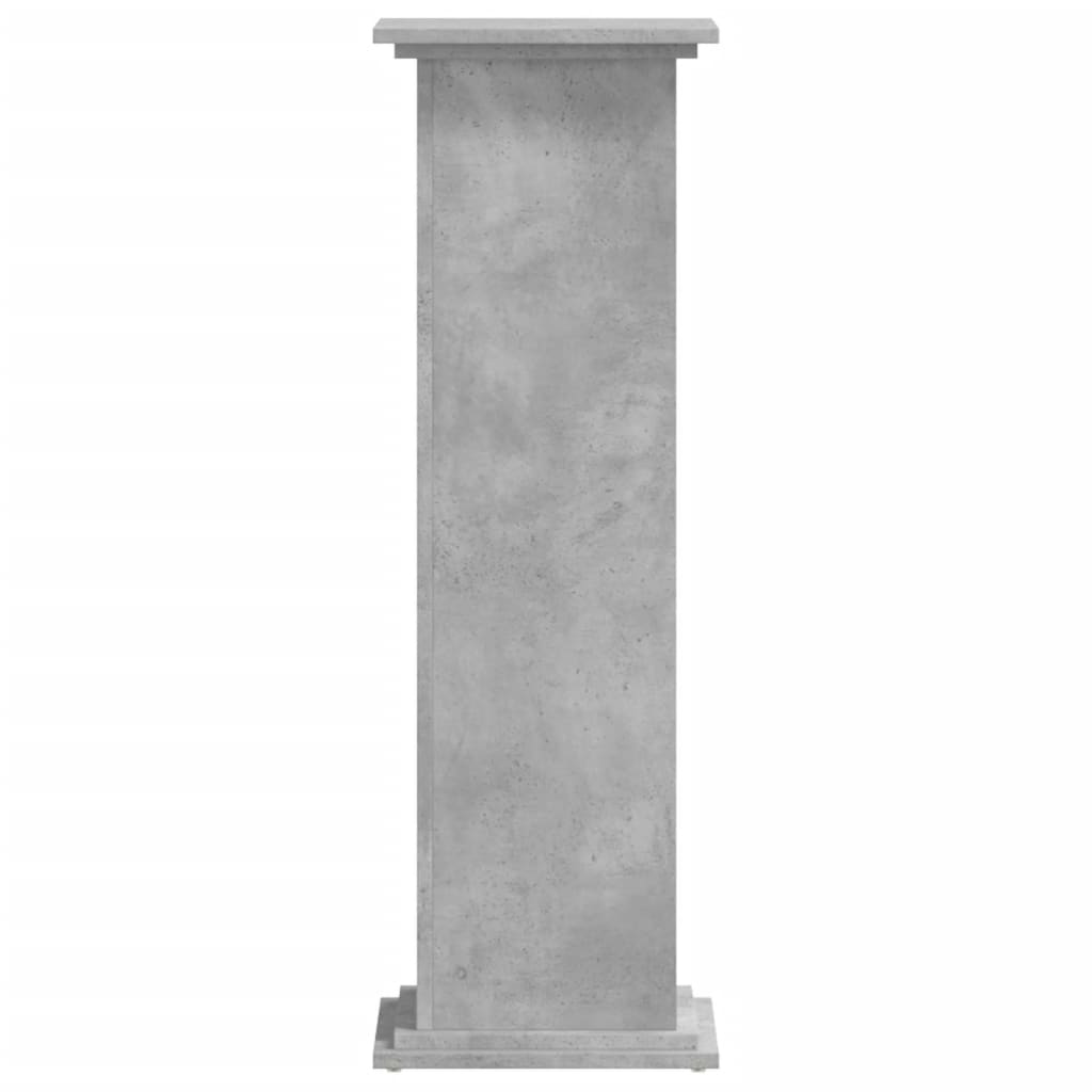 Plantestativ betonggrå 33x33x100 cm konstruert tre