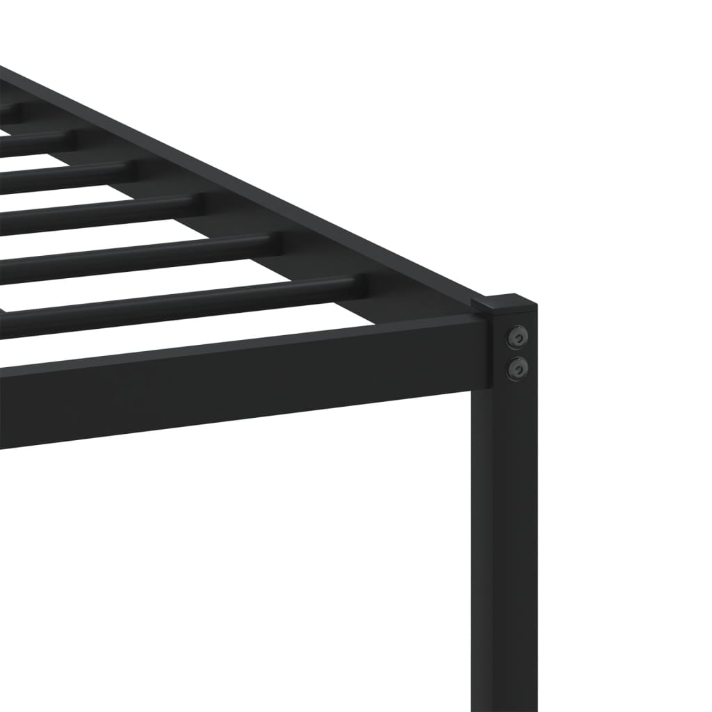 Sengeramme i metall uten madrass sonoma eik 100x190 cm