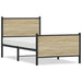 Sengeramme i metall uten madrass sonoma eik 90x200 cm