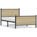 Sengeramme i metall uten madrass sonoma eik 107x203 cm