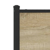 Sengeramme i metall uten madrass sonoma eik 90x190 cm