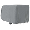 Campingvogntrekk grå 460x250x220 cm ikke-vevet stoff
