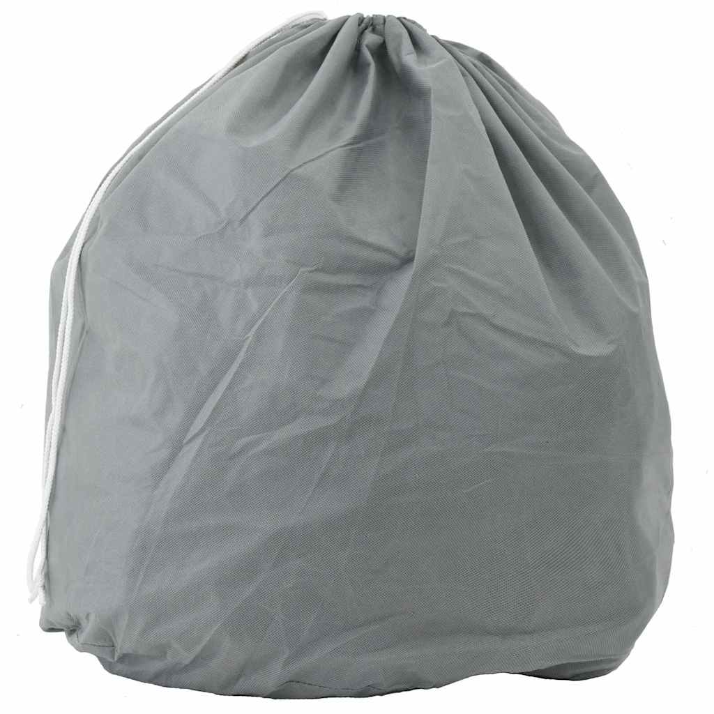 Campingvogntrekk grå 550x250x220 cm ikke-vevet stoff vidaXL