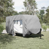 Campingvogntrekk grå 670x250x220 cm ikke-vevet stoff