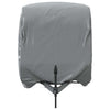 Campingvogntrekk grå 670x250x220 cm ikke-vevet stoff