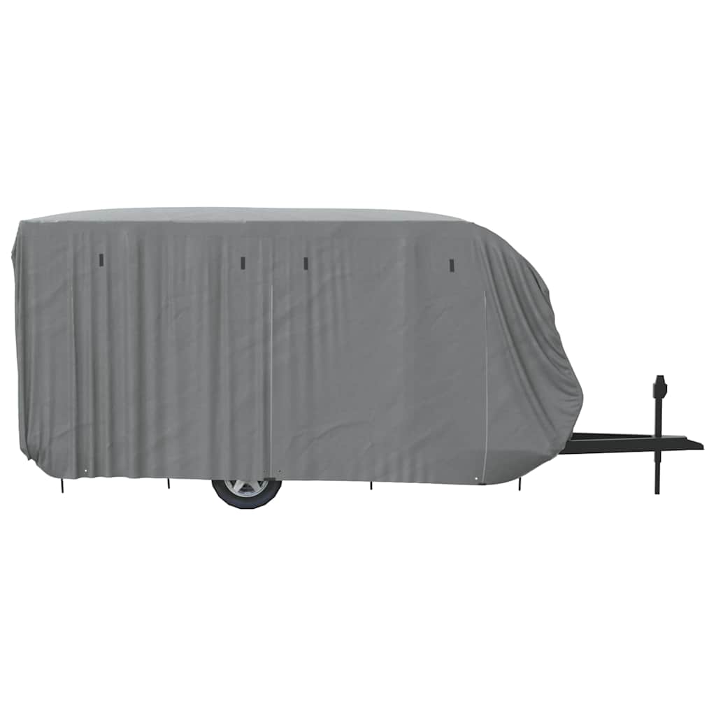 Campingvogntrekk grå 670x250x220 cm ikke-vevet stoff