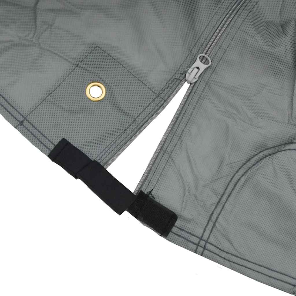 Campingvogntrekk grå 732x250x220 cm ikke-vevet stoff vidaXL