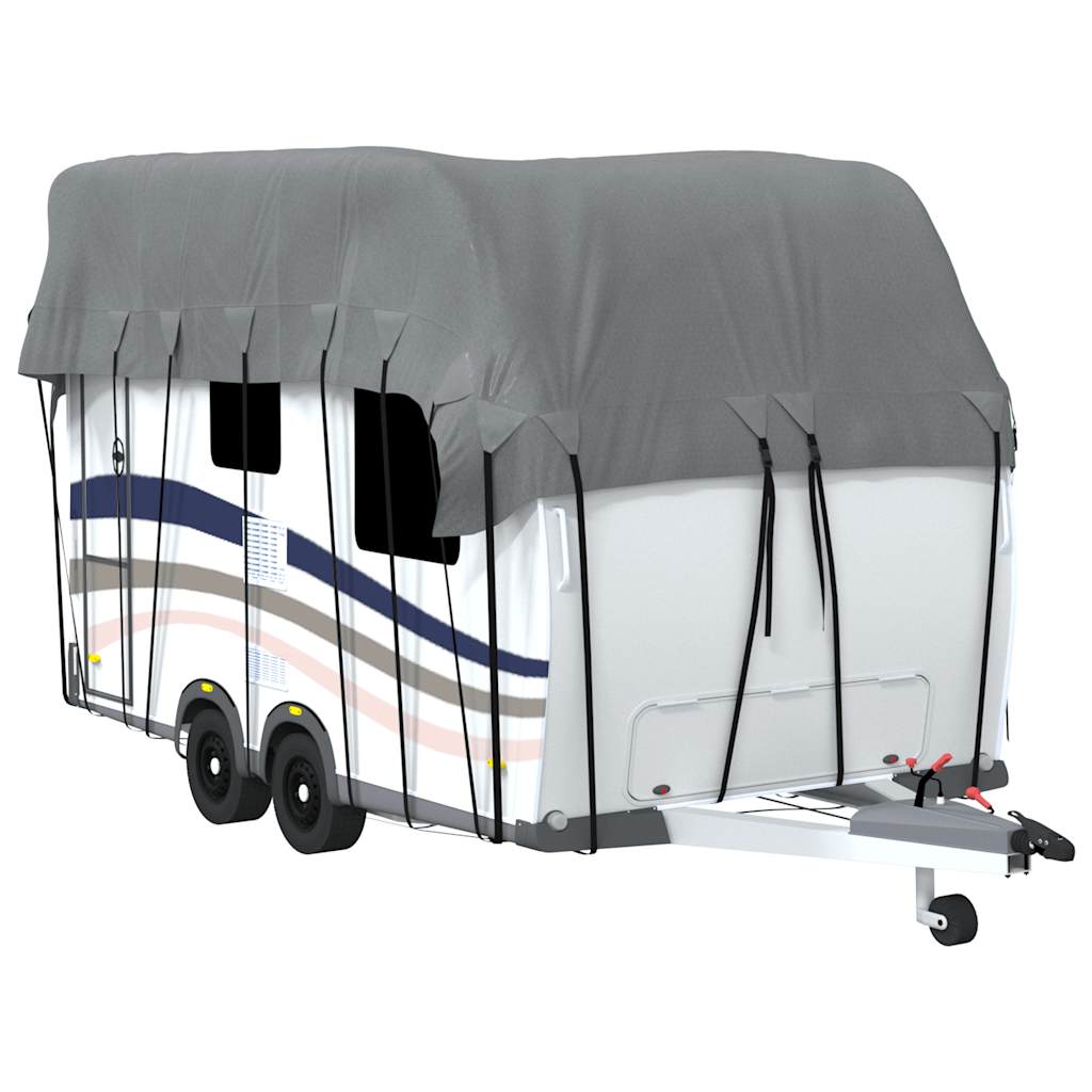 Caravan Taktrekk grå 600x300 cm ikke-vevet stoff