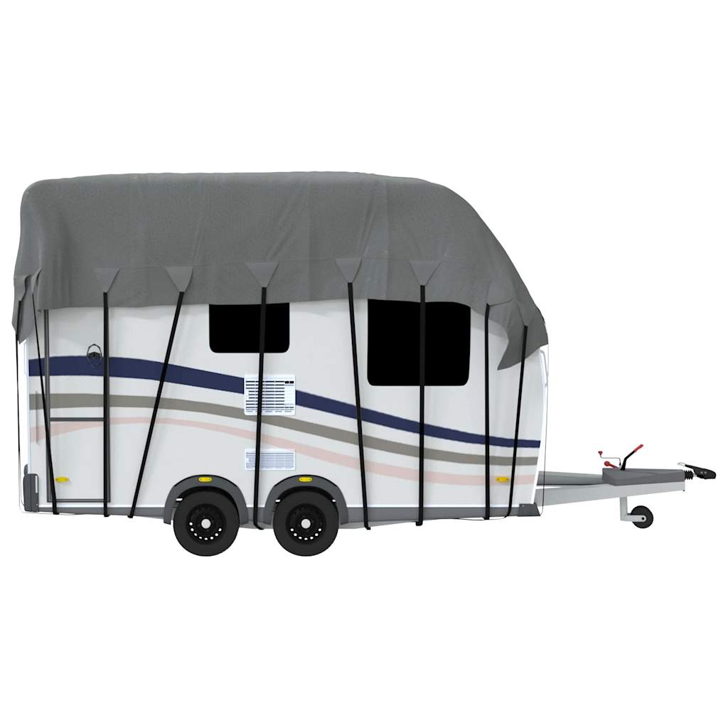 Caravan Taktrekk grå 600x300 cm ikke-vevet stoff
