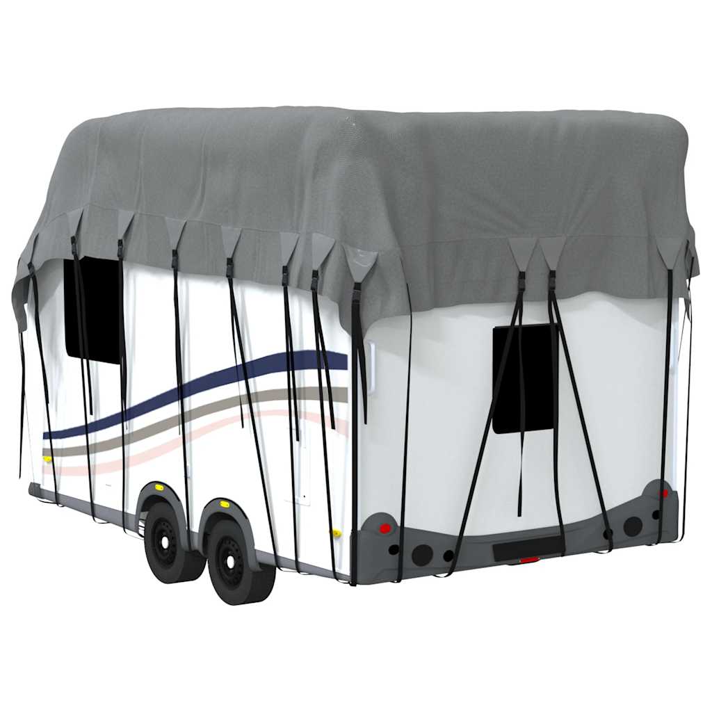 Caravan Taktrekk grå 600x300 cm ikke-vevet stoff