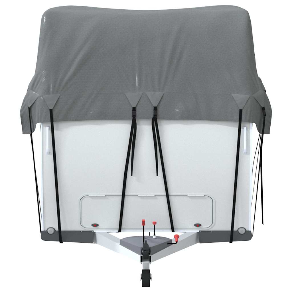 Caravan Taktrekk grå 700x300 cm ikke-vevet stoff