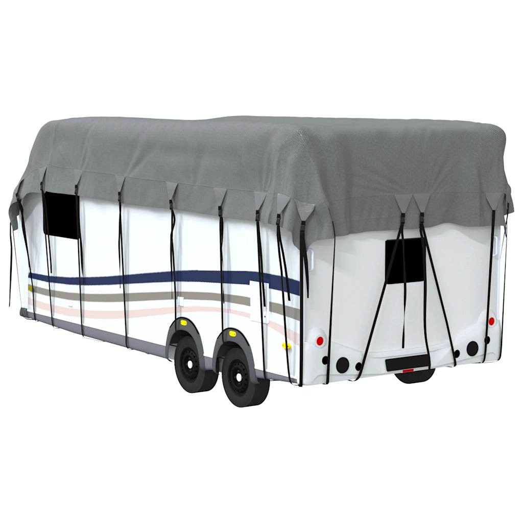 Caravan Taktrekk grå 700x300 cm ikke-vevet stoff