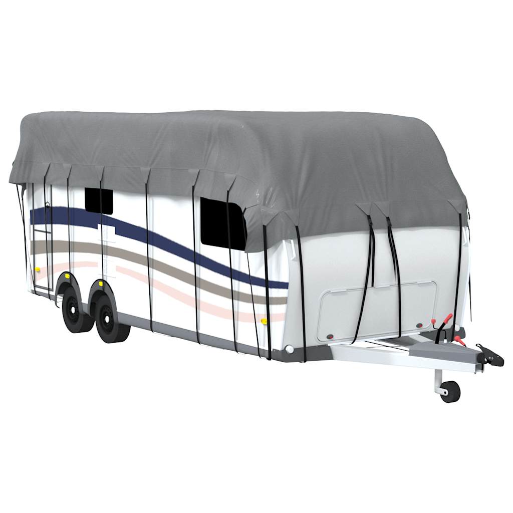 Caravan Taktrekk grå 800x300 cm ikke-vevet stoff