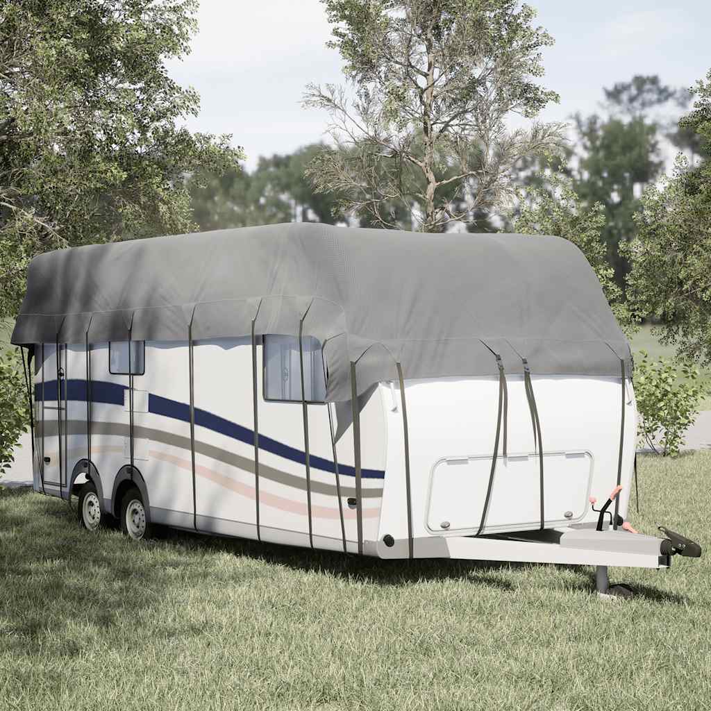 Caravan Taktrekk grå 800x300 cm ikke-vevet stoff