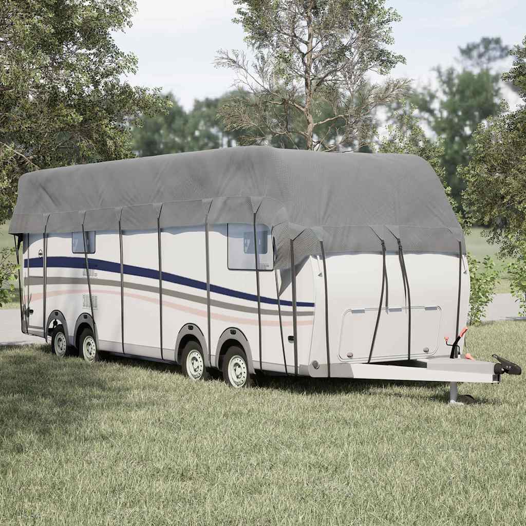 Caravan Taktrekk grå 900x300 cm ikke-vevet stoff vidaXL