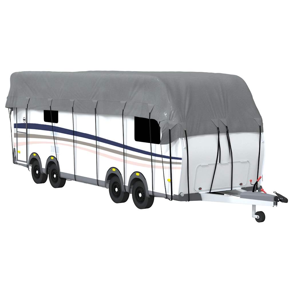 Caravan Taktrekk grå 1000x300 cm ikke-vevet stoff vidaXL
