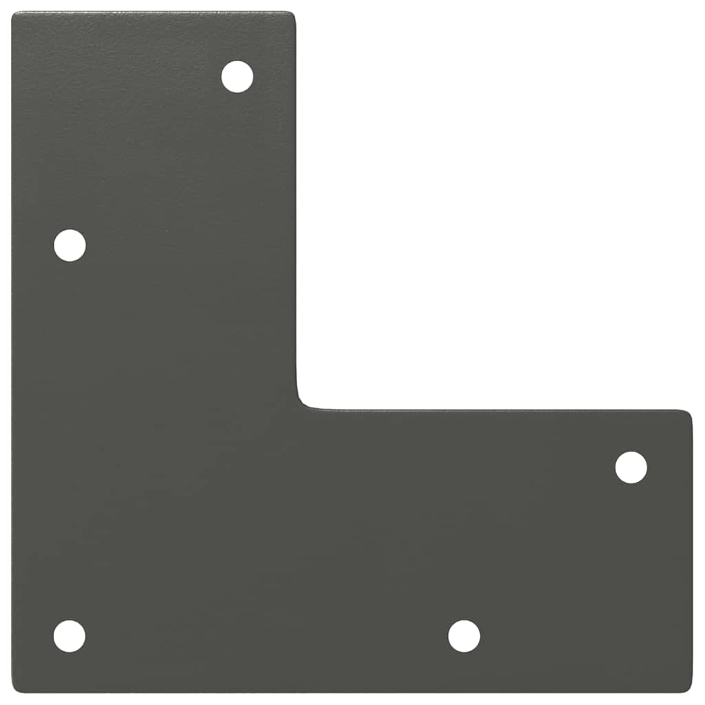 Hårnålsben til salongbord 4 stk antrasitt 30 cm massivt stål