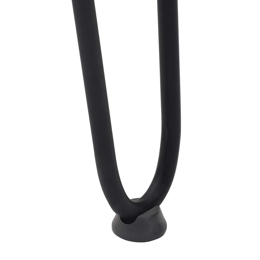 hårnålsben til konsollbord 4 stk svart 72 cm massivt stål