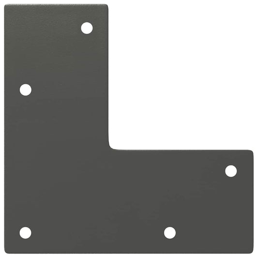 hårnålsben til konsollbord 4 stk antrasitt 72 cm massivt stål