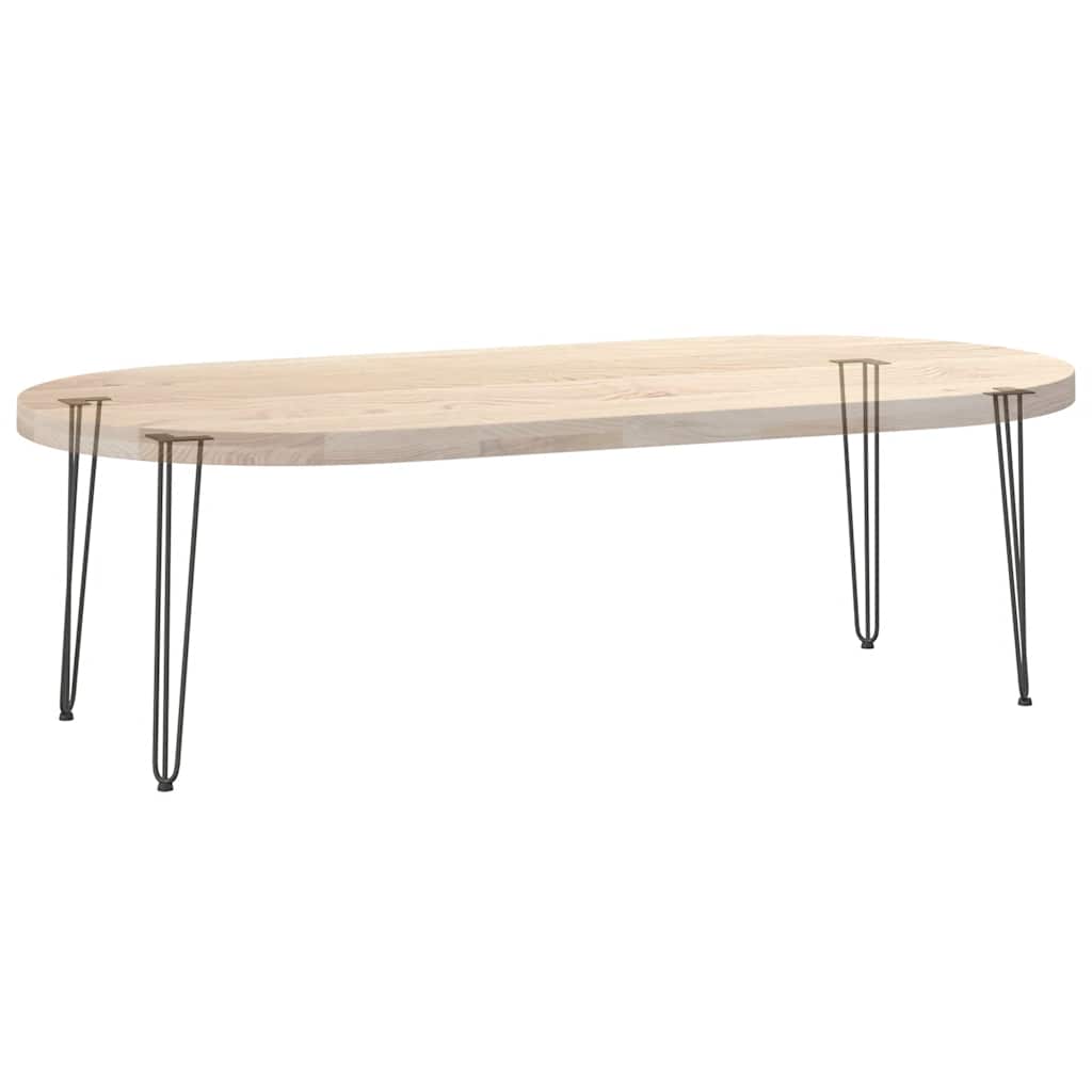 hårnålsben til konsollbord 4 stk antrasitt 72 cm massivt stål