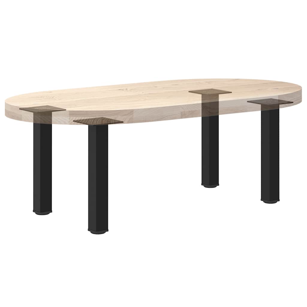 Salongbordben 4 stk svart 30-32 cm stål vidaXL
