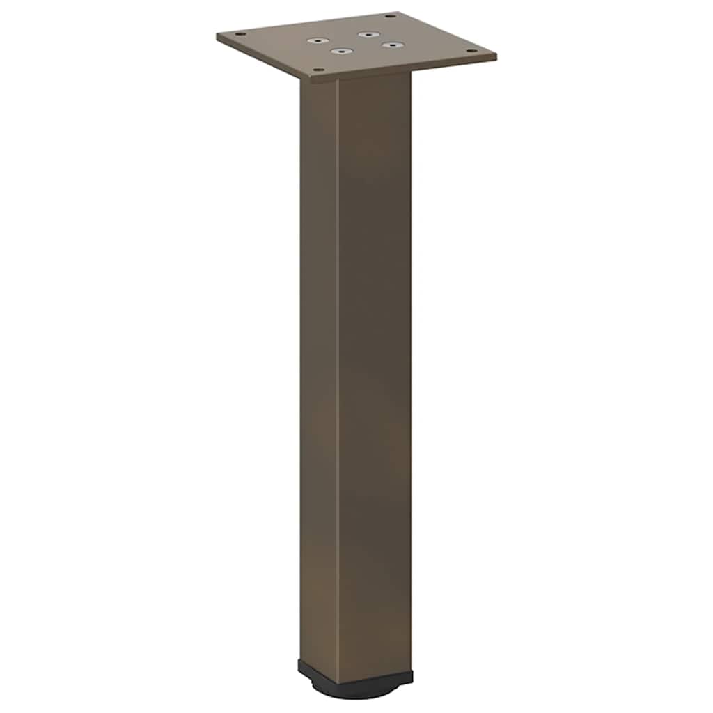 Salongbordben 4 stk naturstål 30–32 cm stål