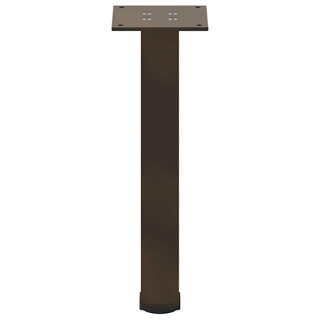 Salongbordben 4 stk naturstål 30–32 cm stål