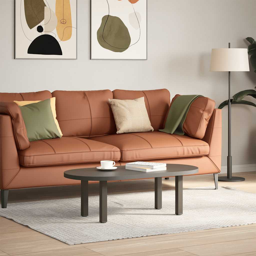 Salongbordben 4 stk naturstål 42–44 cm stål