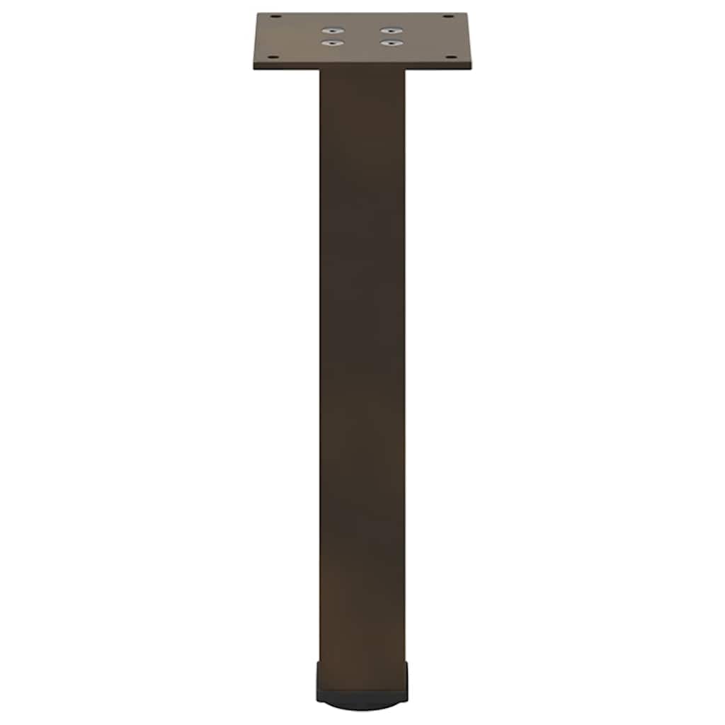 Salongbordben 4 stk naturstål 42–44 cm stål