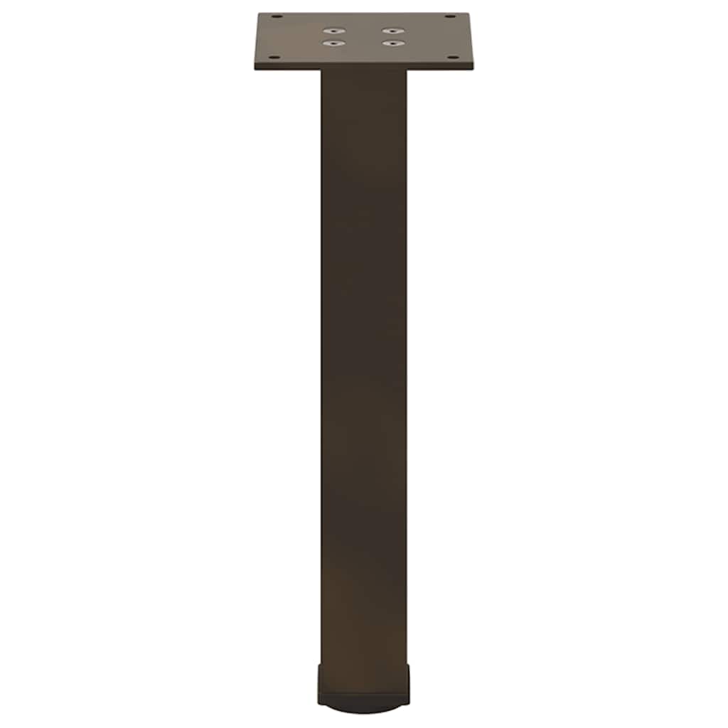 Salongbordben 4 stk naturstål 42–44 cm stål
