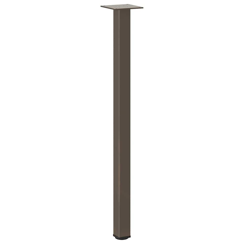 Konsollbordben 4 stk naturstål 72–74 cm stål